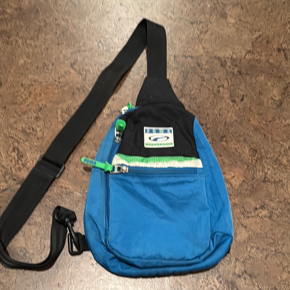 PUMA Blue and Black Sling Bag